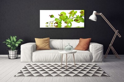 Canvas print Flowers floral green