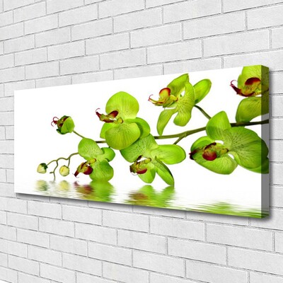 Canvas print Flowers floral green