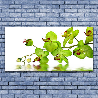 Canvas print Flowers floral green