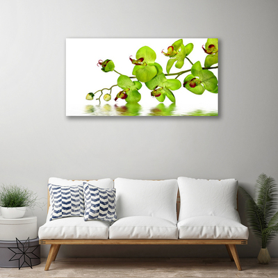 Canvas print Flowers floral green