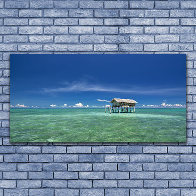 Canvas print Sea landscape blue