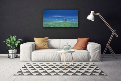 Canvas print Sea landscape blue