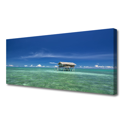 Canvas print Sea landscape blue