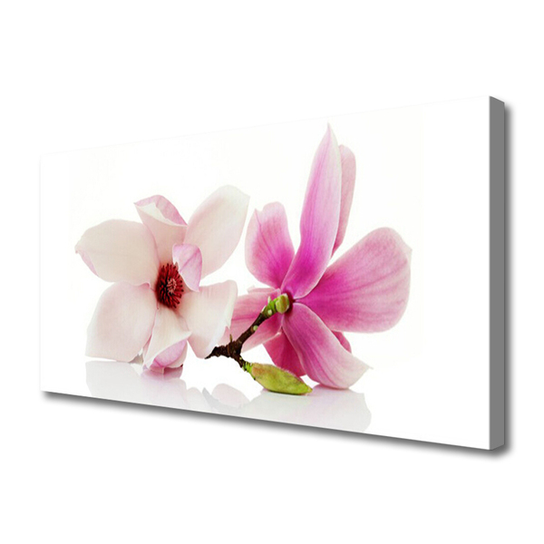 Canvas print Flowers floral pink white