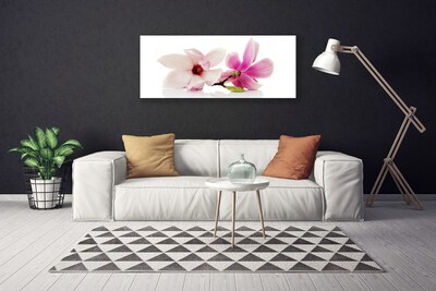 Canvas print Flowers floral pink white