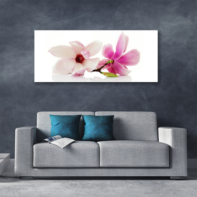 Canvas print Flowers floral pink white