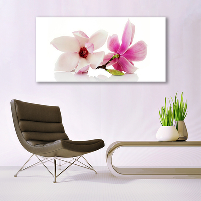 Canvas print Flowers floral pink white