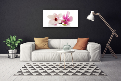 Canvas print Flowers floral pink white