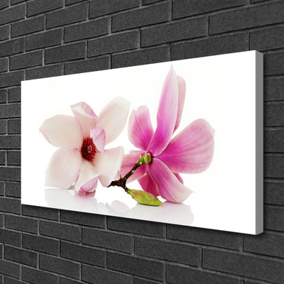 Canvas print Flowers floral pink white