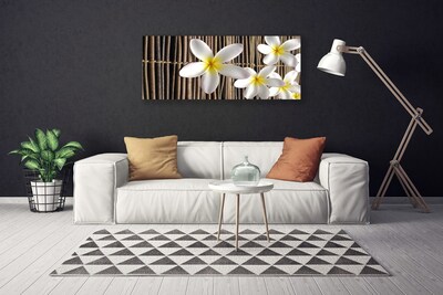 Canvas print Flowers floral white