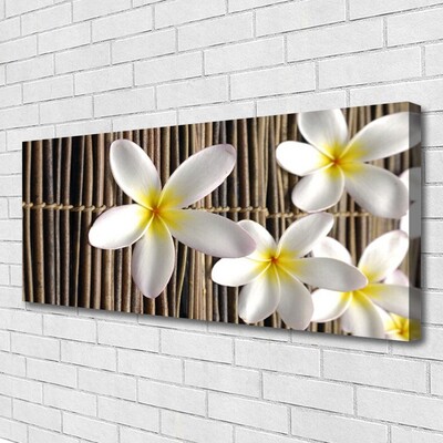 Canvas print Flowers floral white