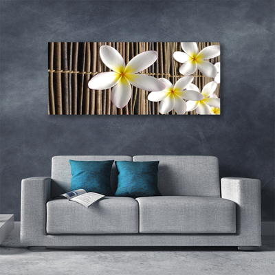 Canvas print Flowers floral white