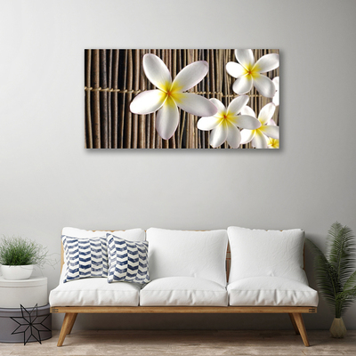 Canvas print Flowers floral white