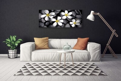 Canvas print Flowers floral white