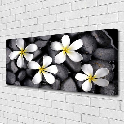 Canvas print Flowers floral white