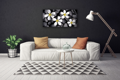 Canvas print Flowers floral white