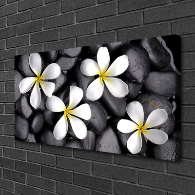 Canvas print Flowers floral white