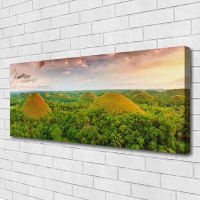 Canvas print Forest nature green