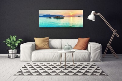 Canvas print Sea landscape blue