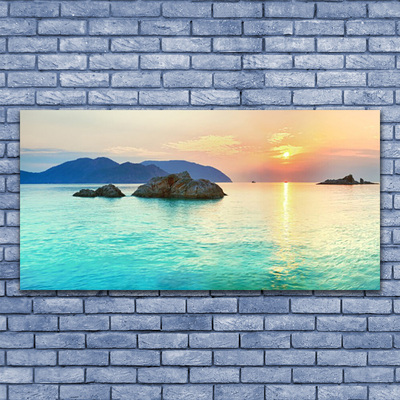 Canvas print Sea landscape blue