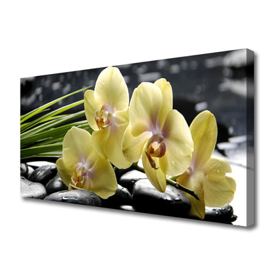 Canvas print Flowers floral yellow