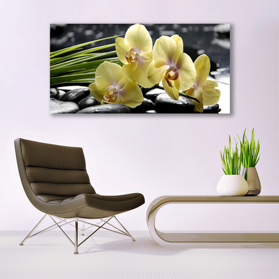 Canvas print Flowers floral yellow