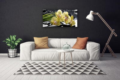 Canvas print Flowers floral yellow