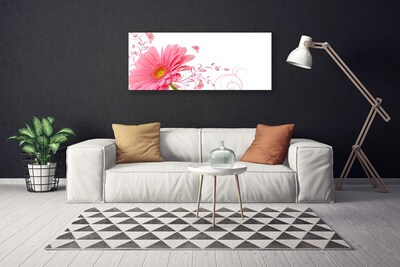 Canvas print Flower floral pink