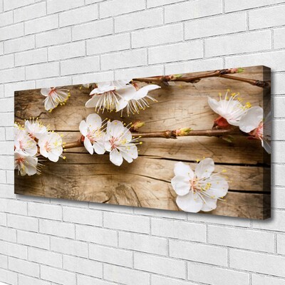 Canvas print Flowers floral white