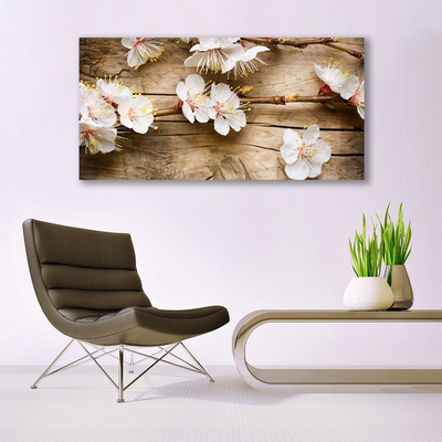 Canvas print Flowers floral white