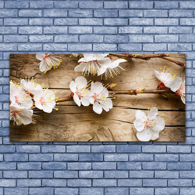 Canvas print Flowers floral white