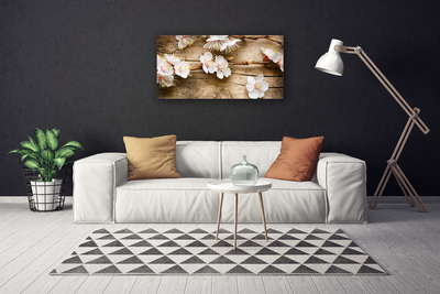 Canvas print Flowers floral white