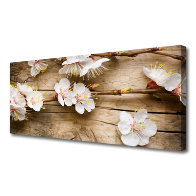 Canvas print Flowers floral white