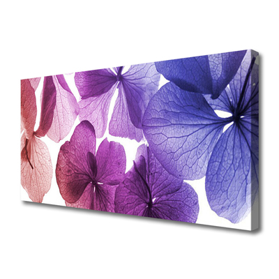 Canvas print Flowers floral pink purple