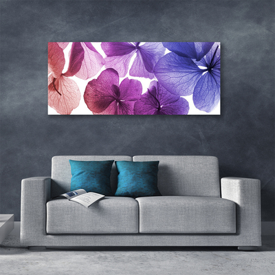 Canvas print Flowers floral pink purple