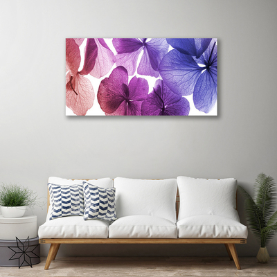 Canvas print Flowers floral pink purple