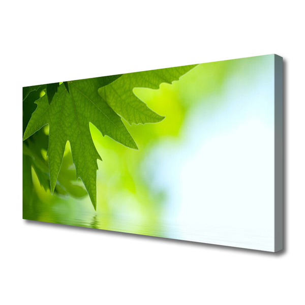 Canvas print Leaves nature green