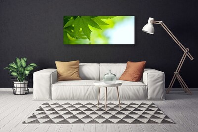 Canvas print Leaves nature green