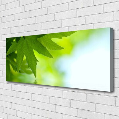 Canvas print Leaves nature green