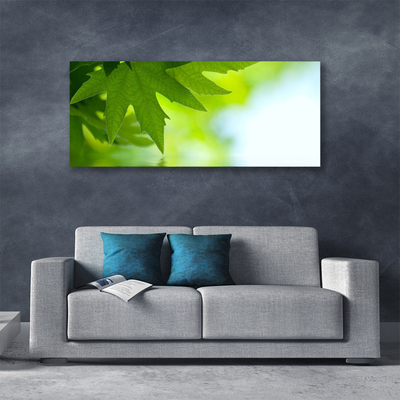 Canvas print Leaves nature green