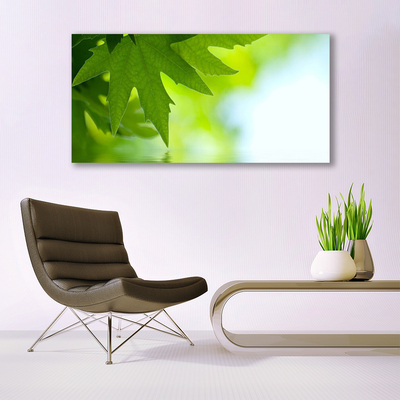 Canvas print Leaves nature green