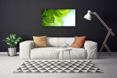 Canvas print Leaves nature green