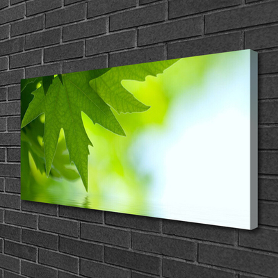 Canvas print Leaves nature green