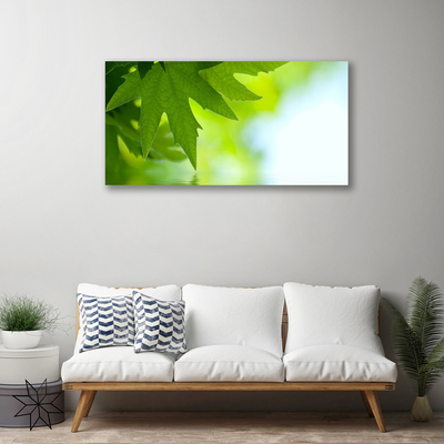 Canvas print Leaves nature green