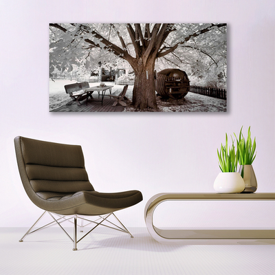 Canvas print Tree nature brown