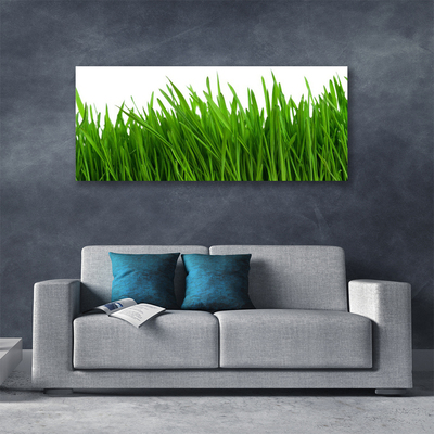 Canvas print Grass floral green