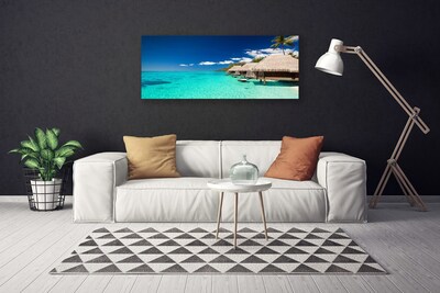 Canvas print Sea landscape blue