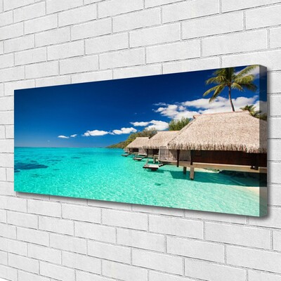 Canvas print Sea landscape blue