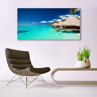 Canvas print Sea landscape blue