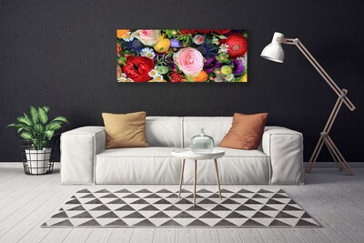 Canvas print Flowers floral multi